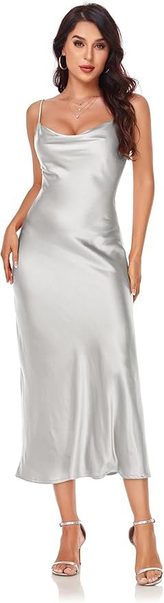 Vestido lencero color blanco marfil para mujer