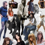 Collage fotos actriz Jane Birkin